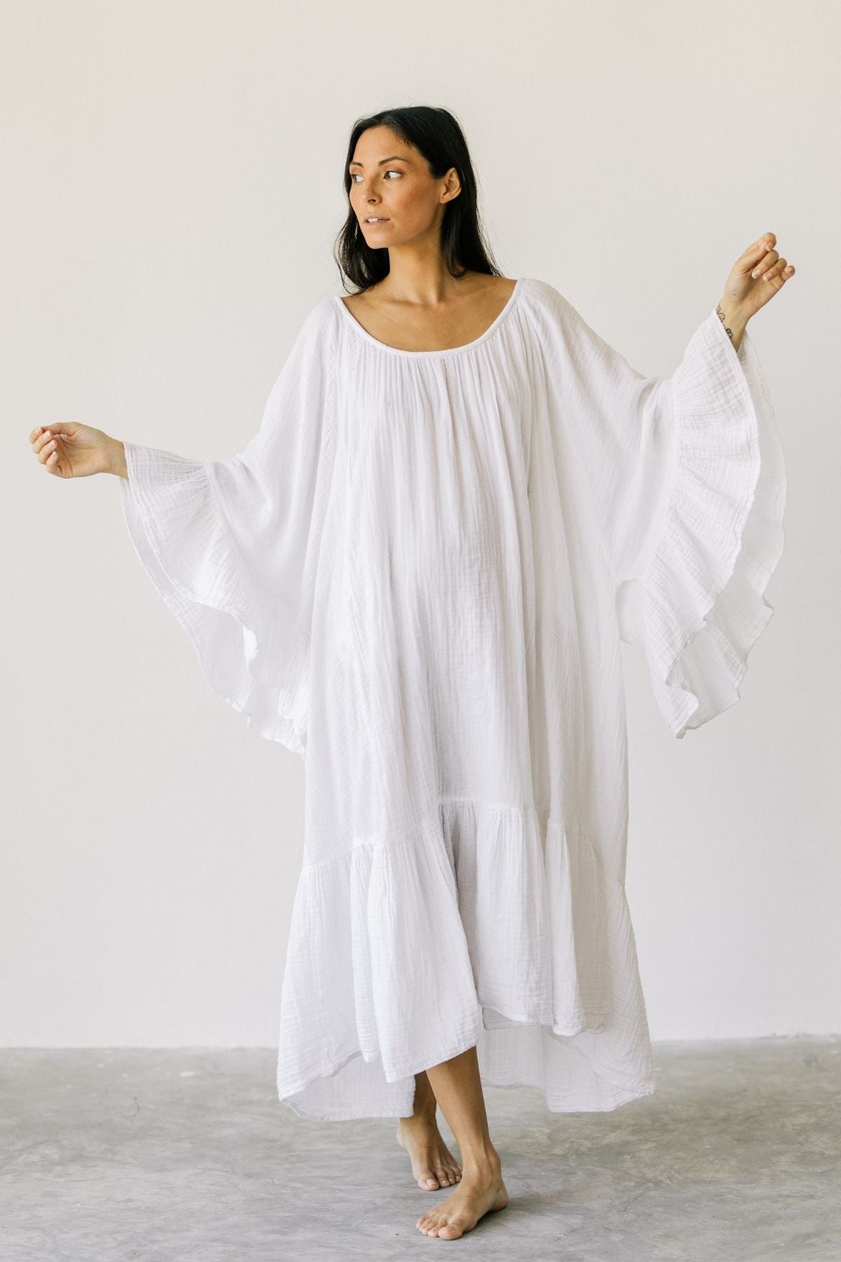 Brida Gown Long (100% light linen)Pre-Order