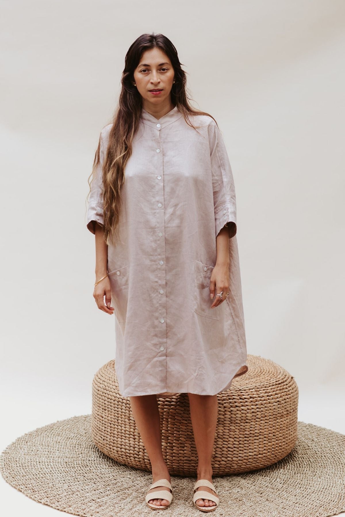 Aquarian Gown Linen