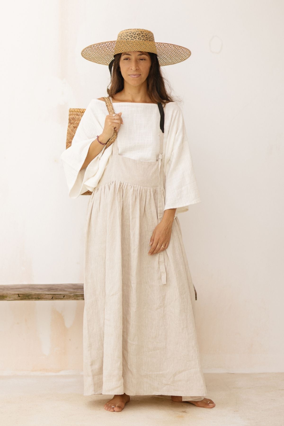 Myrah Penaloza Wholesale May May Overall Skirt Spirit Top Linen