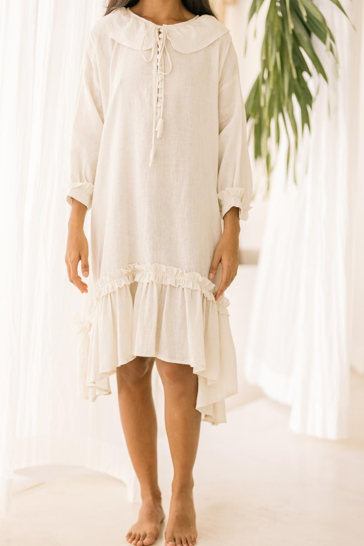 Belleza Gown (stone washed linen)